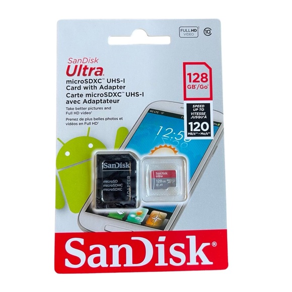 SD card with adapter band new - Picture 1 of 1